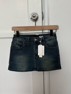 2Bella Denim Mini Skirt